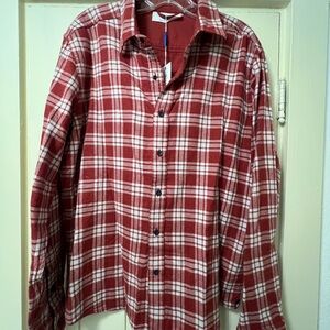 Red Plaid Men's Shirt